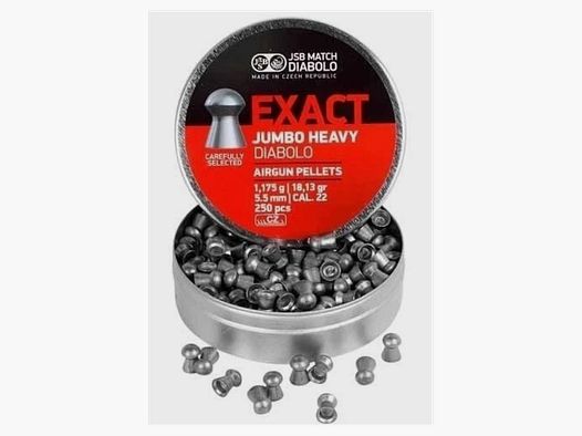 JSB DIABOLO JUMBO EXACT HEAVY 5,5MM 250 Stk.