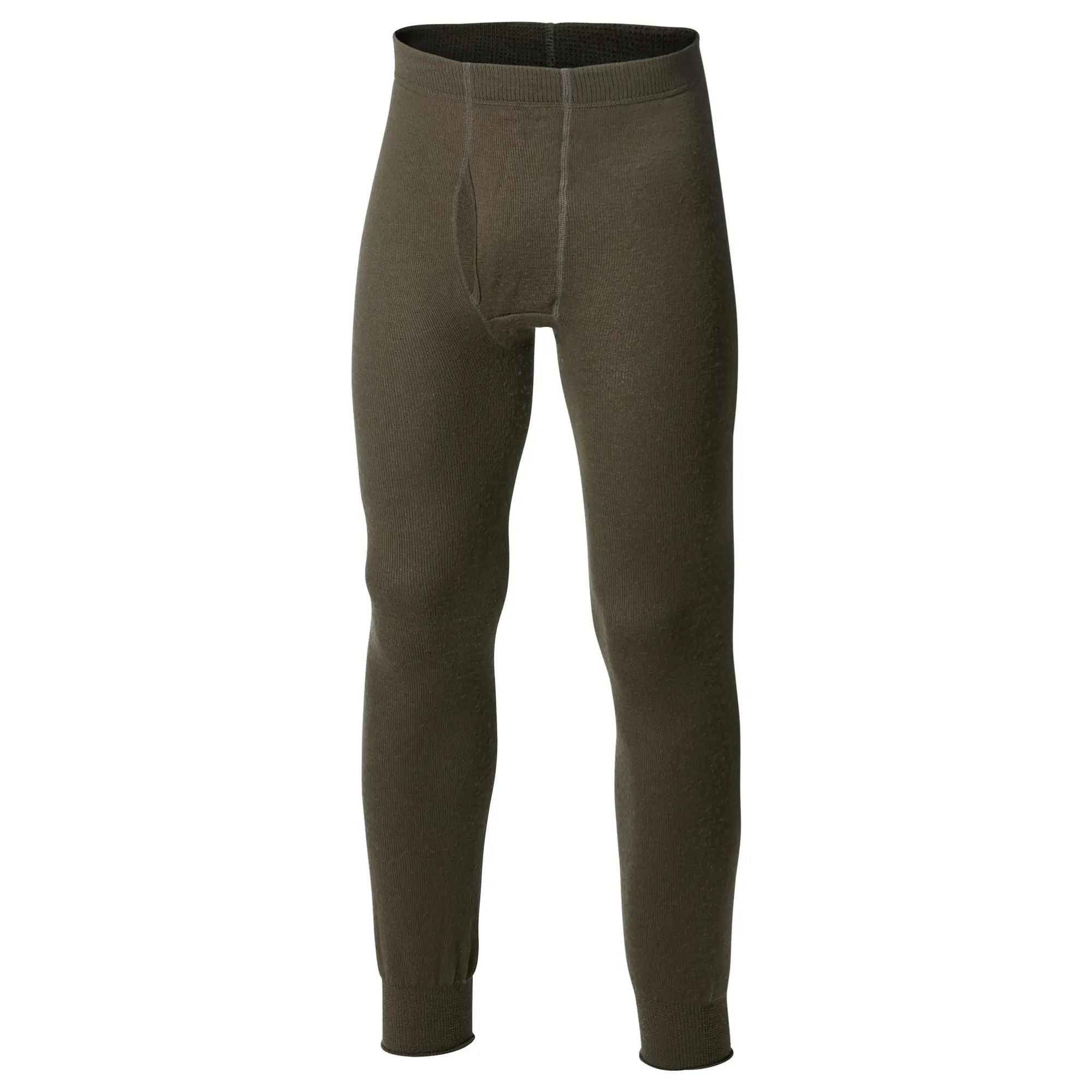 Woolpower Long Johns Man 400 Thermo-Unterhose mit Eingriff (Pine Green)
