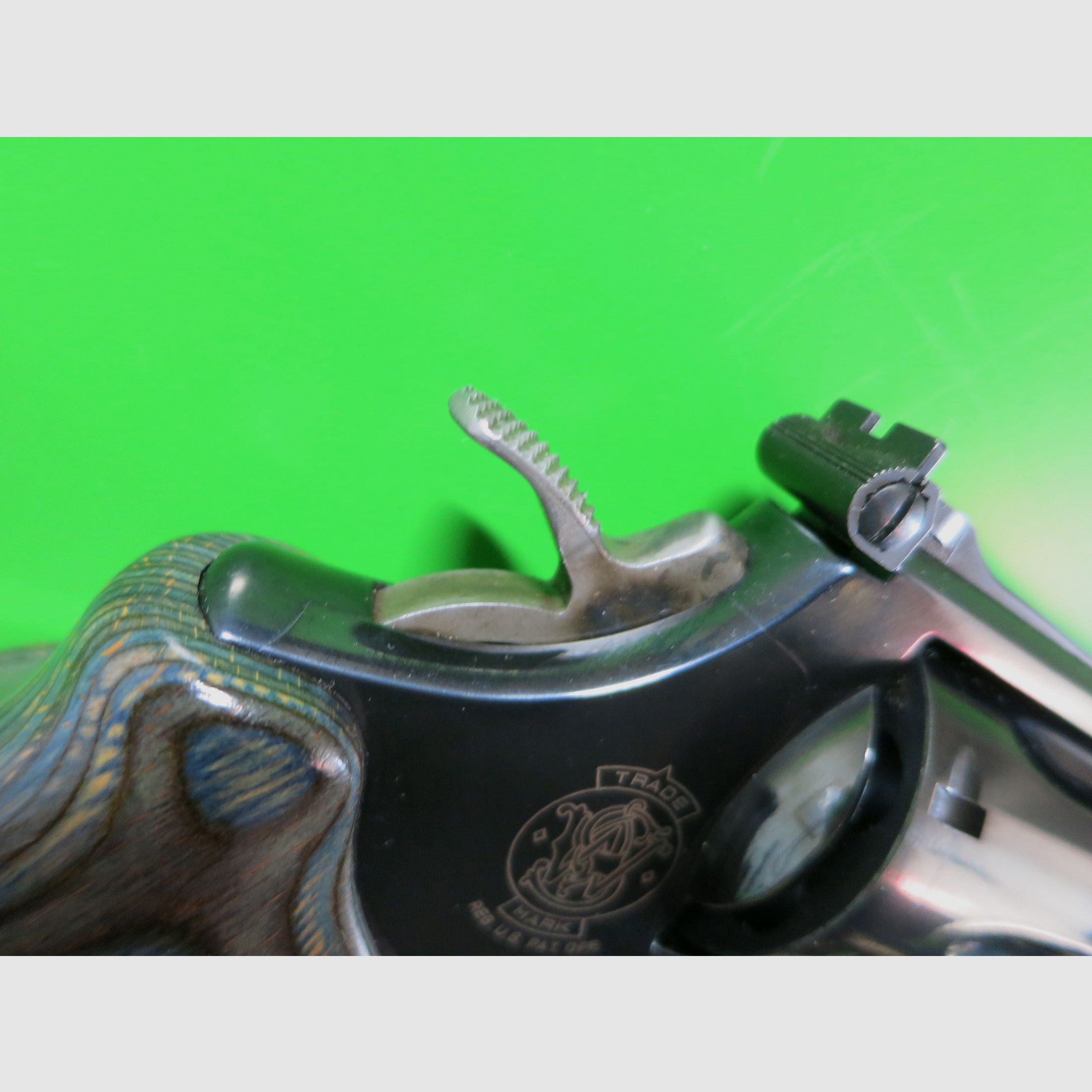 Revolver SMITH & WESSON Modell 586-5, Target Champion 6", Kal. 38/357 Mag, Royal Blue   #33-