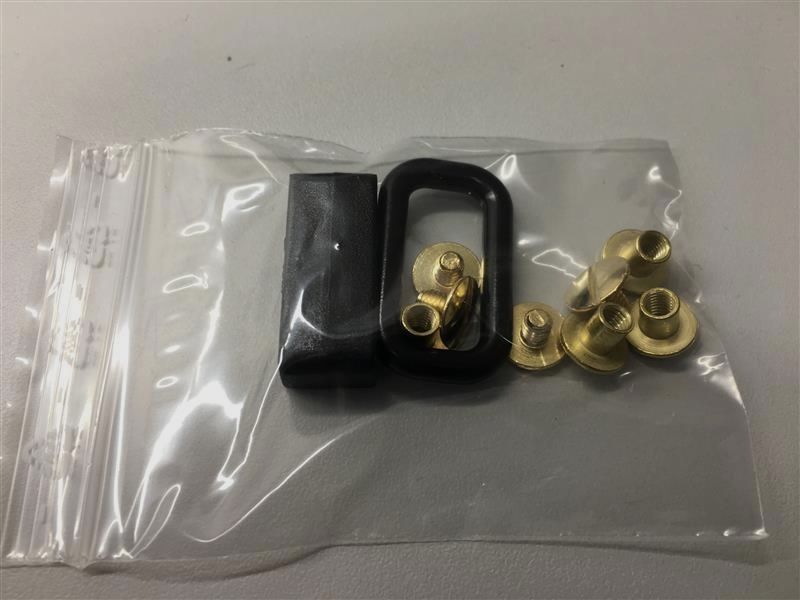 Schrauben-SET für Sickinger Schulterriemen Braun