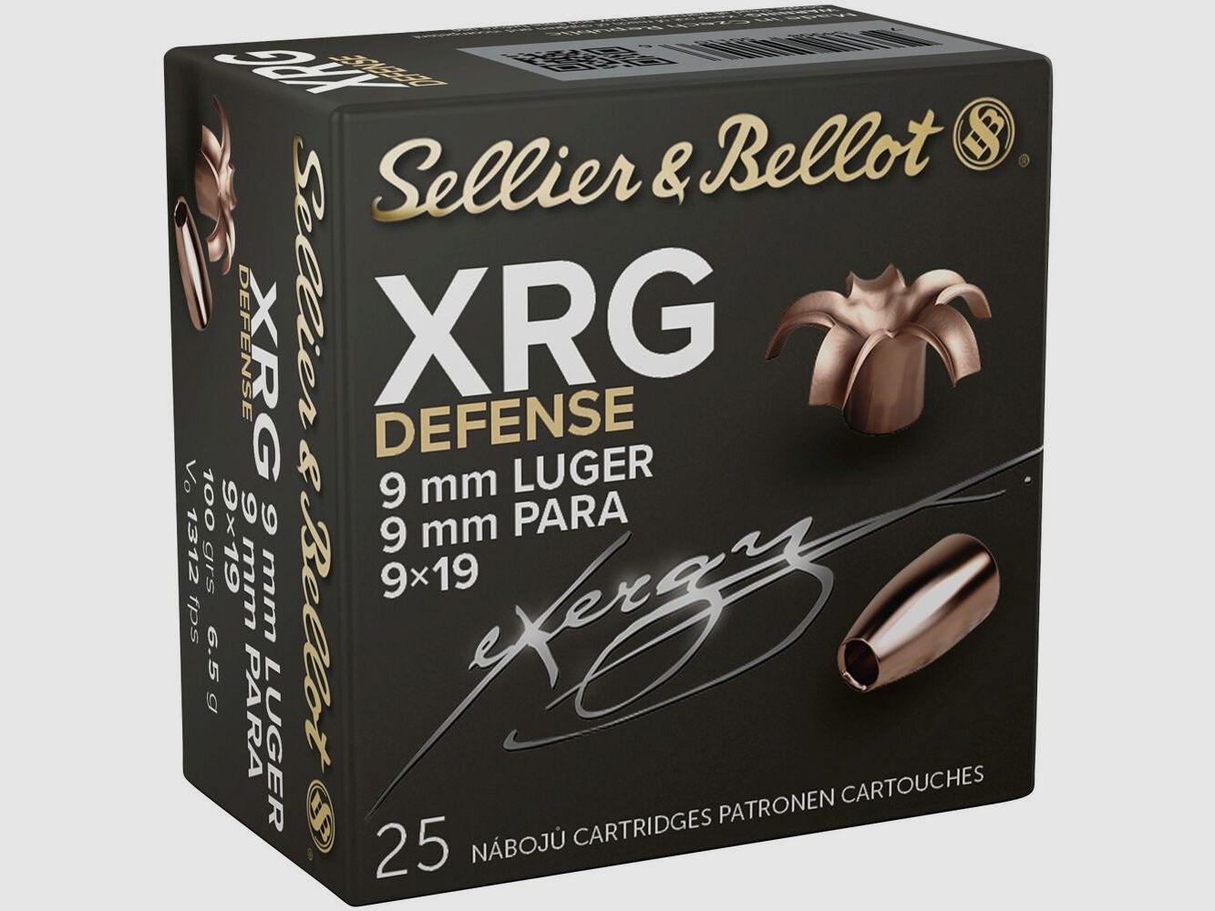 Sellier & Bellot XRG-D 6,5g/100grs 9mmLuger, Bild 1 von 5