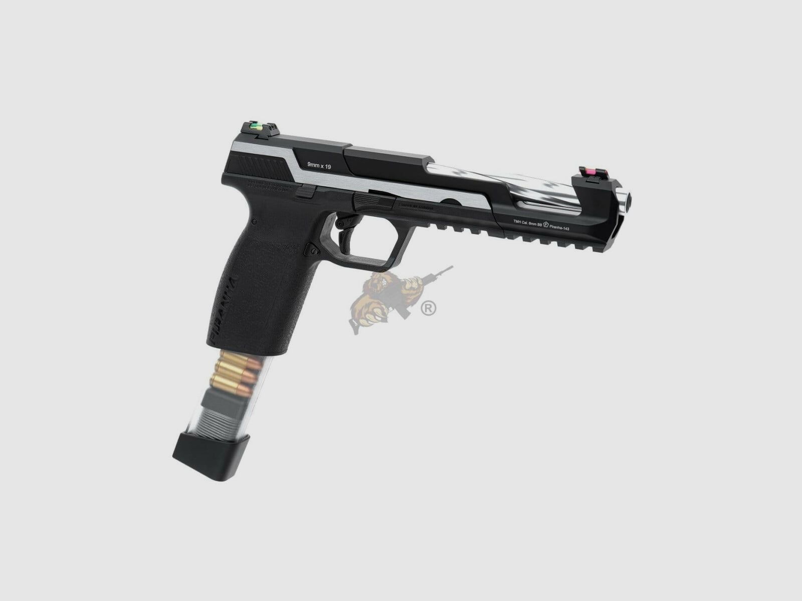G&G Piranha SL GBB Pistolet Airsoft en Dual Tone -F-