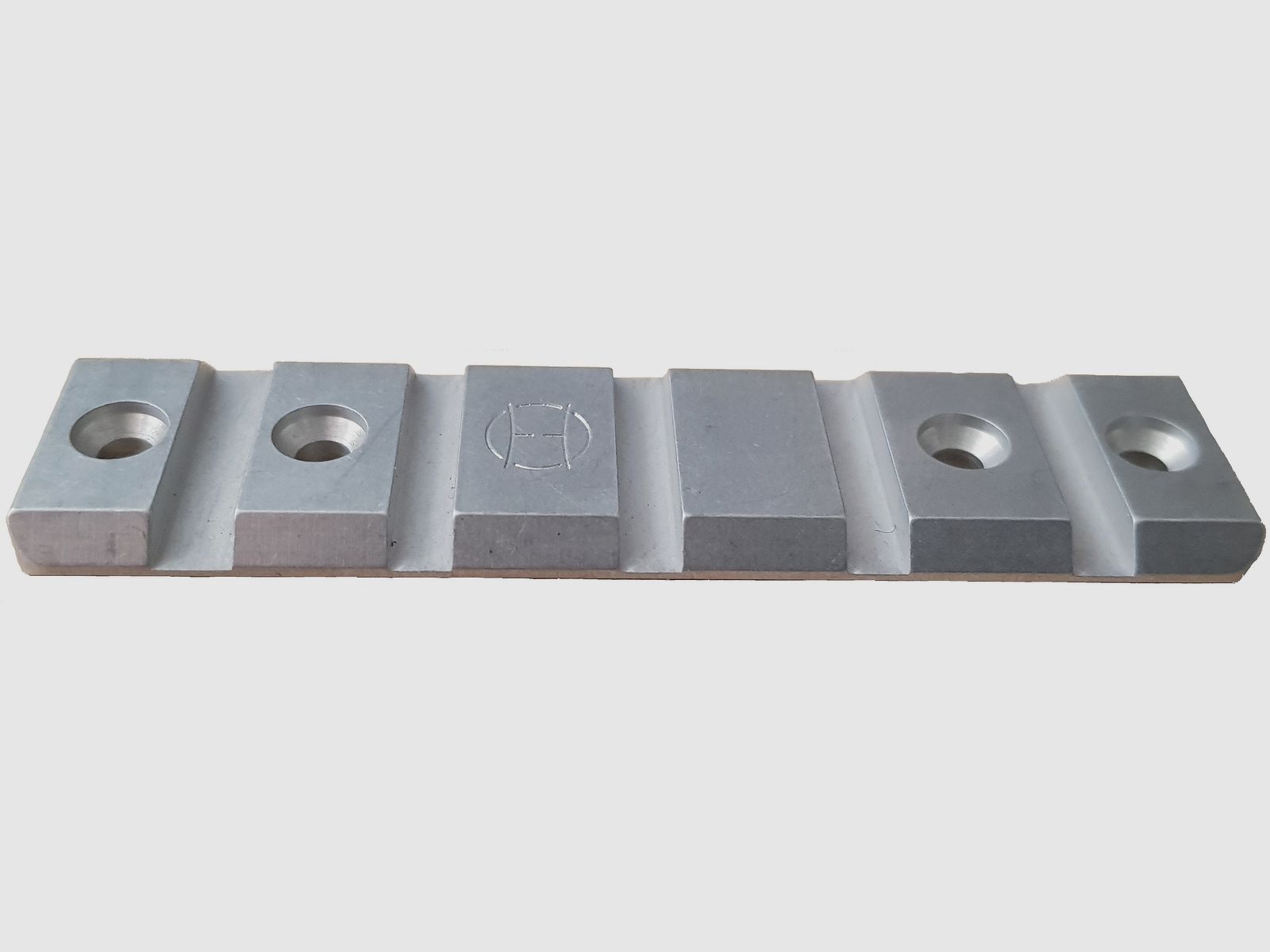 HMS Weaver rail for S&W revolver silver finish incl. screws