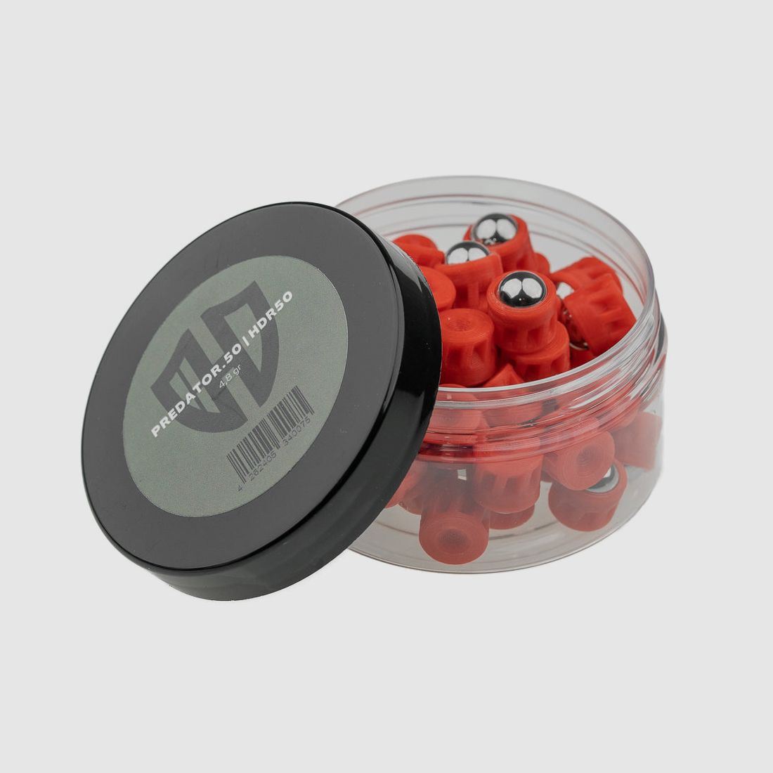 Predator.50 | HDR 50 | ROT | MAXIMALE POWER | Passgenau | 12,5 x 4,8g | Cal. 50