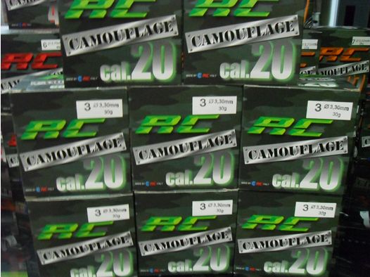 RC CAMOUFLAGE-PIOMBO 5/7/8-GRAMMI 30-SCATOLA 25 PZ