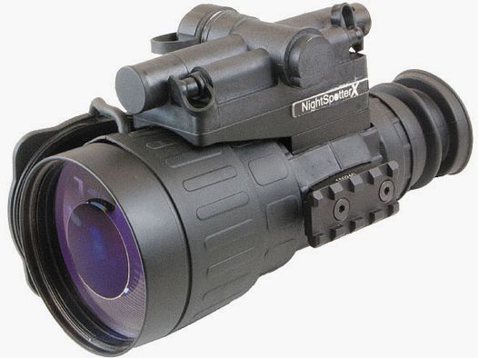 Dispositivo de visión nocturna Eurohunt Nightspotter X de alta resolución Gen 2+ verde con aviso del BKA dispositivo de visión nocturna