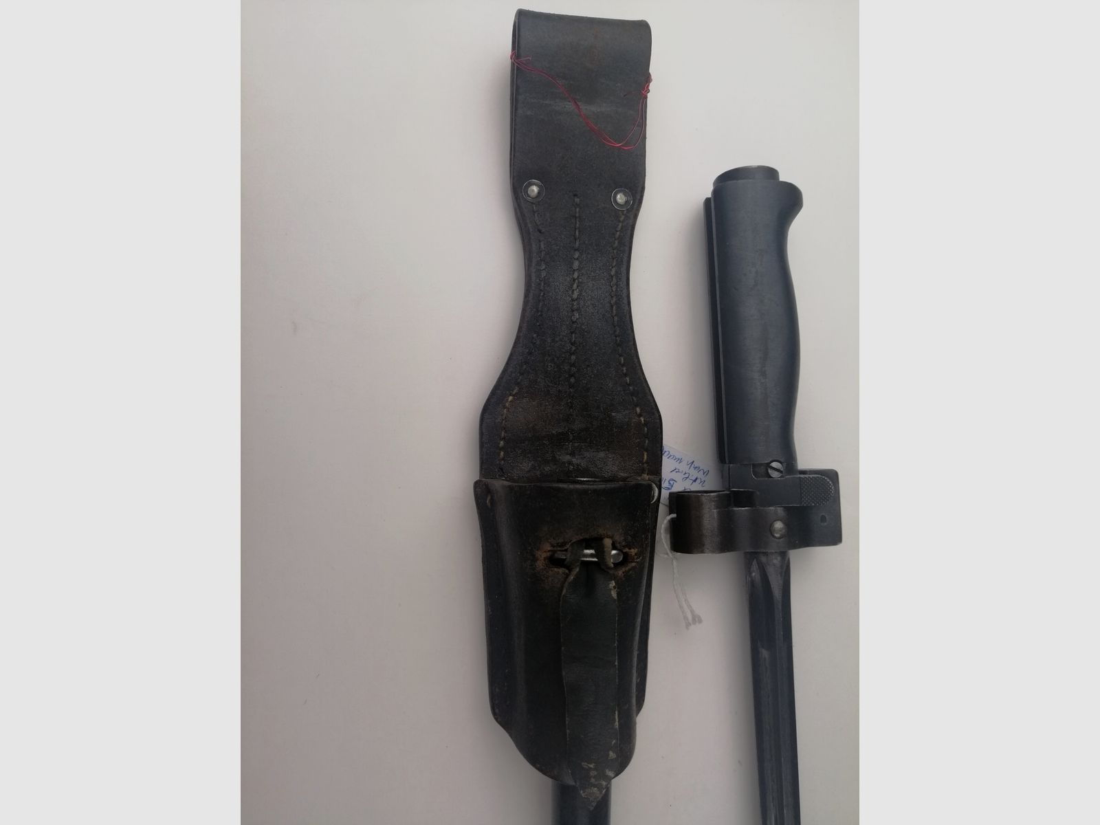 Sehr schöne Baionette Lebel S103(f) – nachbearbeitet blued – Wiederverwendung Wehrmacht – Seltenes Scheide – TBE, Bild 8 von 16