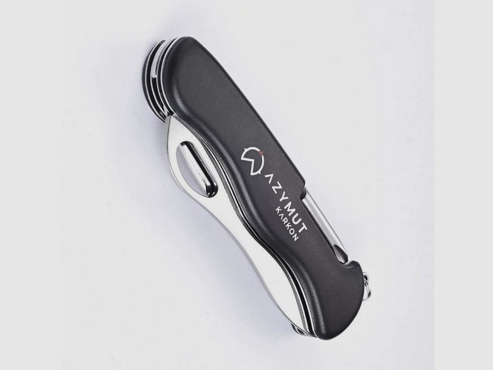 Taschenmesser AZYMUT Karkon – 9 Werkzeuge + Etui, 113 mm, schwarz (HK20018), Bild 3 von 10