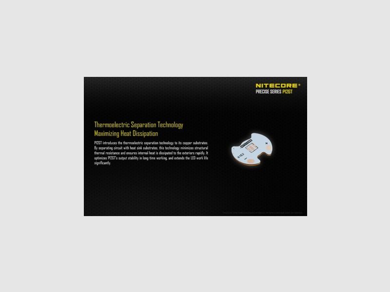 Latarka LED Nitecore P12GT 1000 lumenów + NL1826, zdjęcie 9 z 21