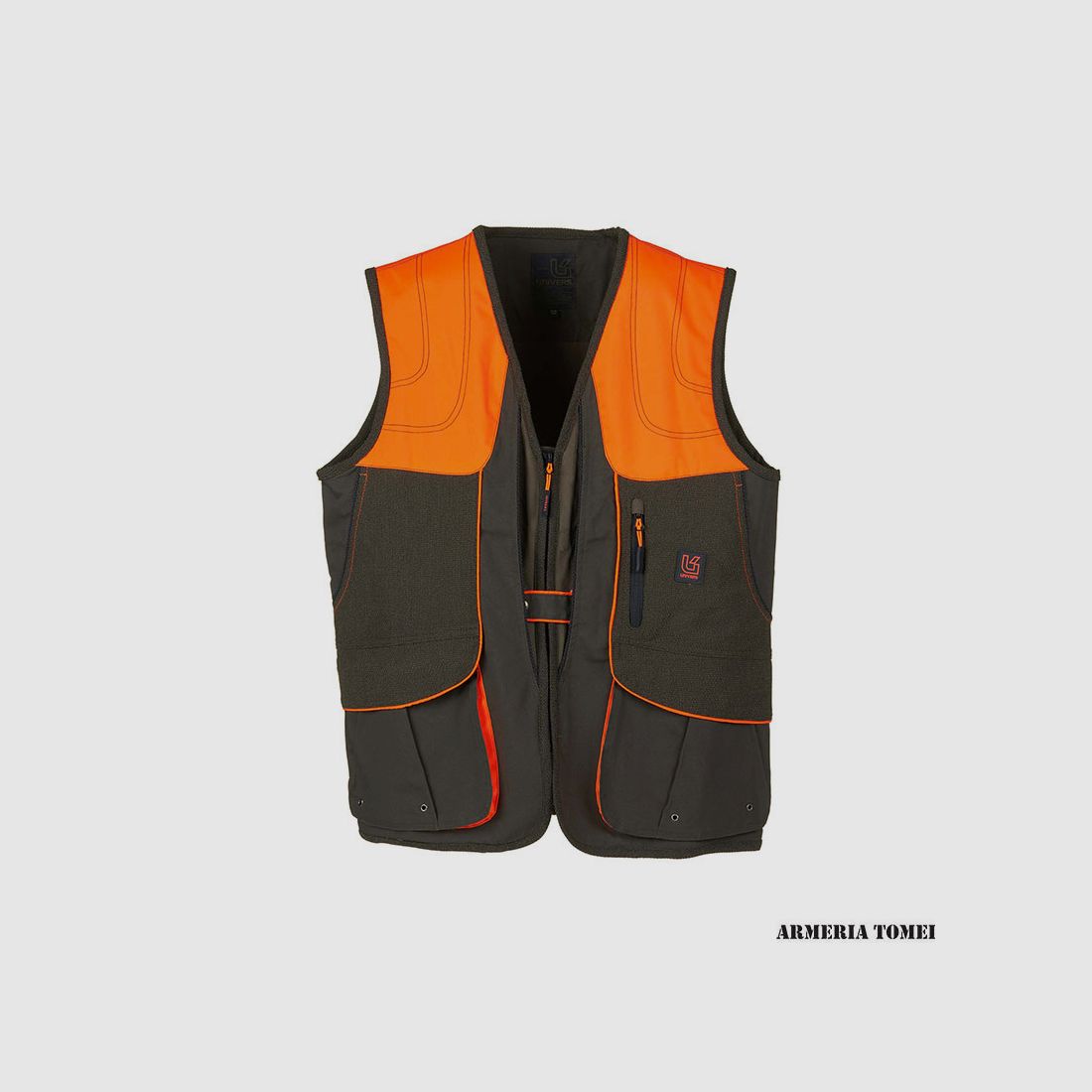 VEST – MEN – UNIVERS – ROCCASTRADA GREEN/ORANGE, image 1 of 4