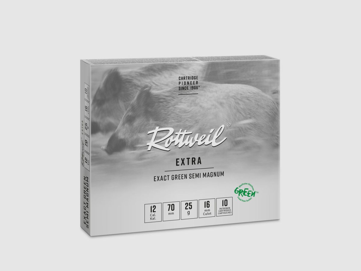 ROTTWEIL EXACT GREEN 12/70 MAG 25G 10PZ