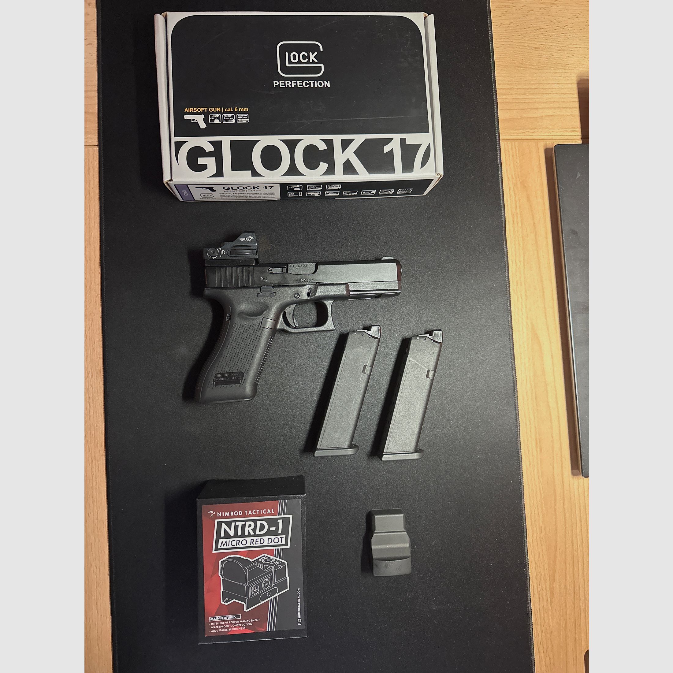 Glock 17 Gen.5 CO2-Airsoft GBB Pistole 6mm BB