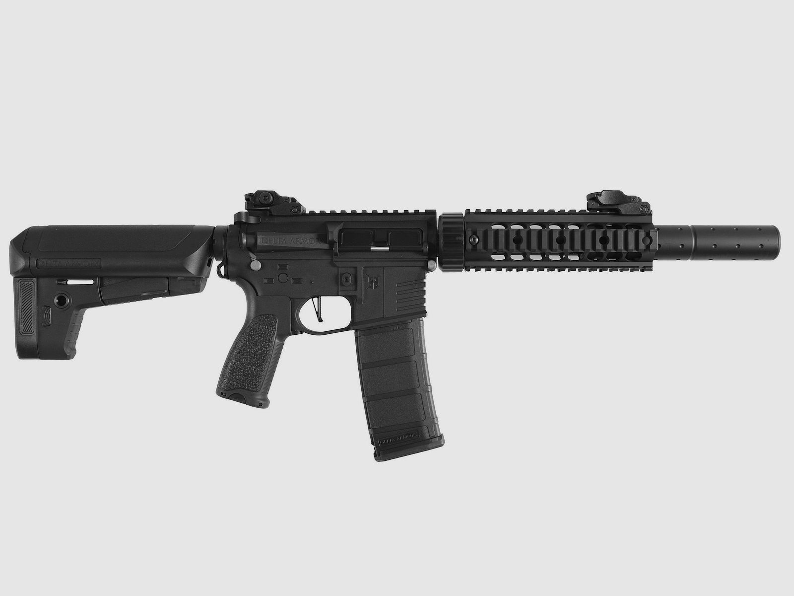 AR15 SilentOps 7” Bravo (Schwarz) max. 0,5J Delta Armory