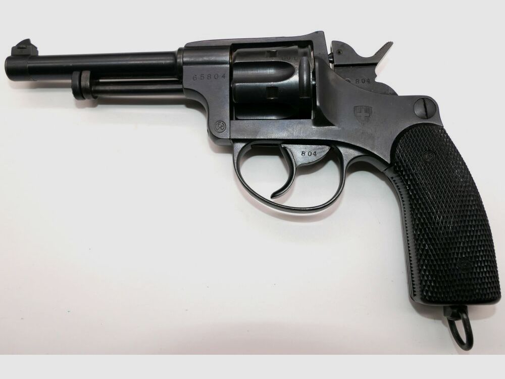 Wapenfabriek Bern Revolver Zwitserse Ordonnantie Mod.1929 in kaliber 7,5. Inclusief accessoires