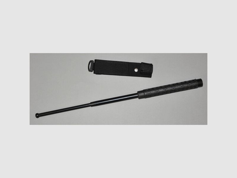 Teleskop-Schlagstock ca. 53 cm mit Gürteltasche