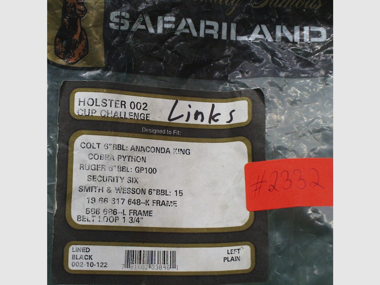 Safariland Revolver Holster 002 STX Competition