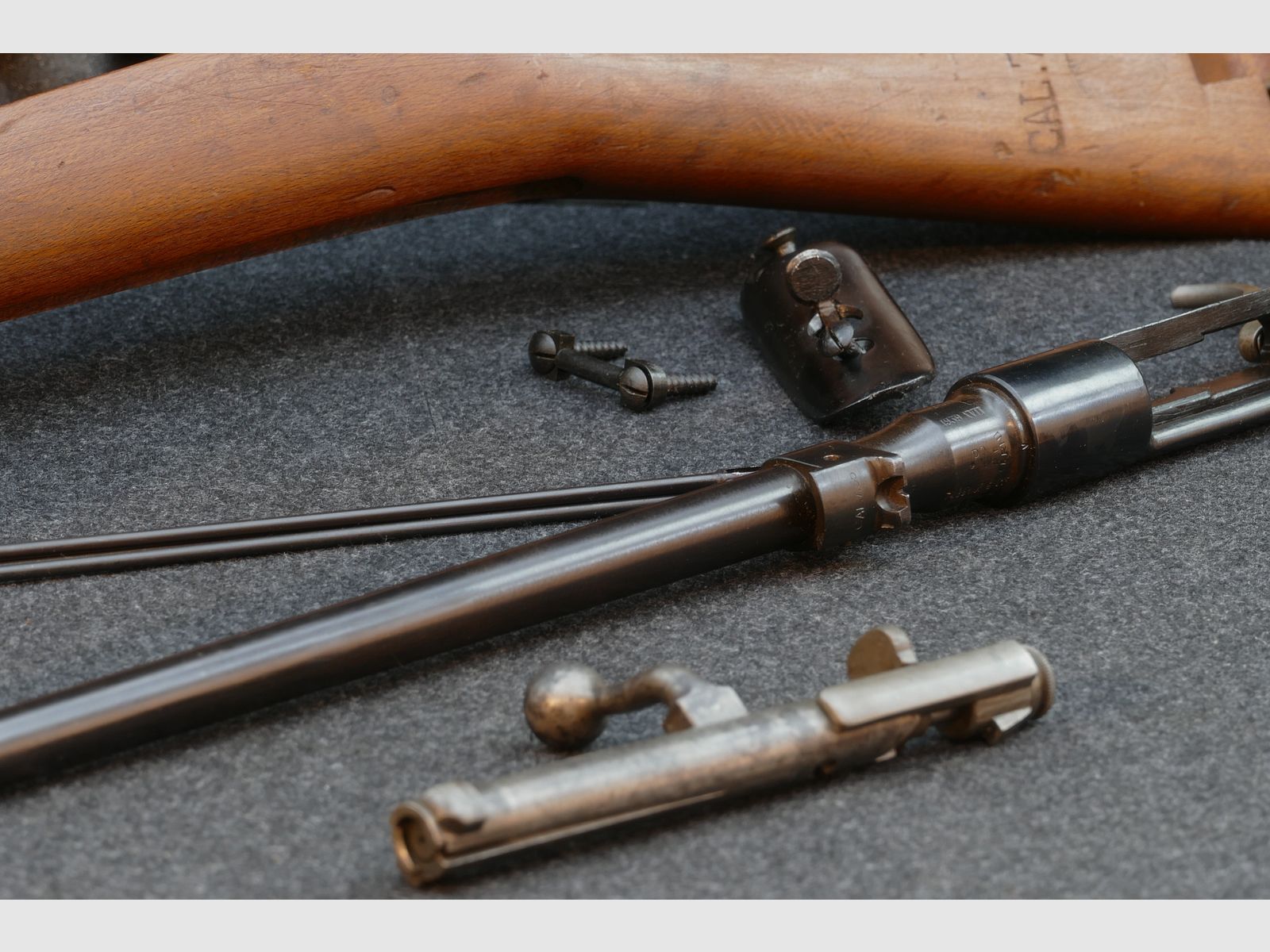 Carcano Mod. 1938 „Fucile Corto“, 7,35Carcano — 1939 — Calcio e sistema con lo stesso numero (fucile corto), ordinanza, collezionista
