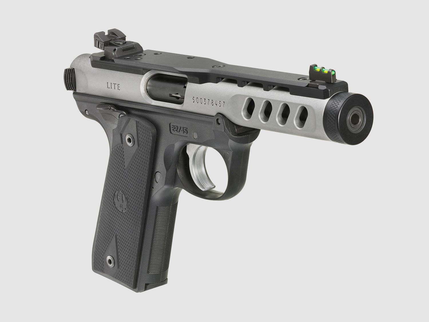 Pistole Ruger Mark IV 22/45 Lite Kal. .22 lr Clear Anodized, O.R. Shield RMS, 4,40" MT1/2-28, 10 Schuss, Bild 2 von 4