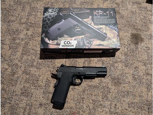 KJWorks  KP-11 1911 CO2 6mm GBB KJW Softair / Airsoft