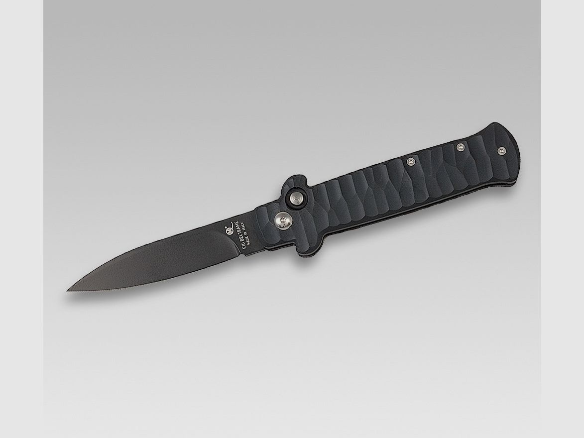 Springmesser Coltello Scatto Tattico 3-D Nero Beltrame schwarz