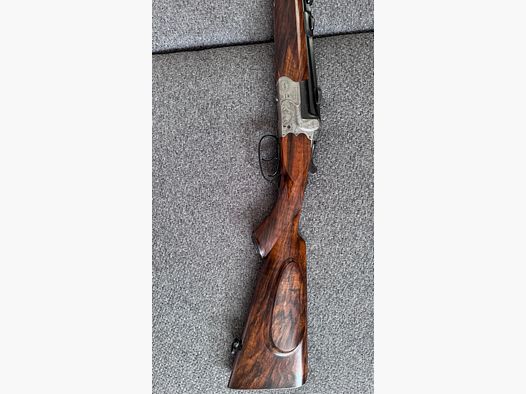 Exclusiva Simson Suhl Bockdoppelbüchse Calibre 8x57 IR – Objeto de colección en estado óptimo