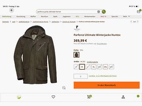 Parforce Ultimate HunTEX Hunting M/L Thermo Winter Jacket Parka