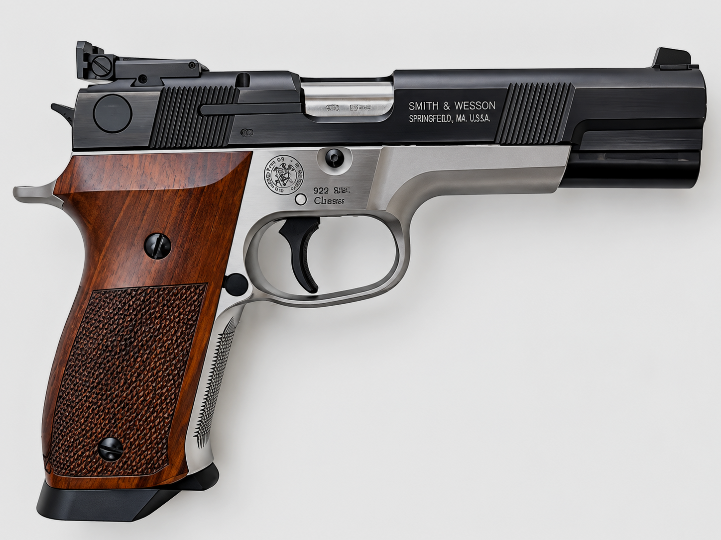 Smith & Wesson Target Champion – calibre 9 mm Luger – Duo Tone, imagen 1 de 4