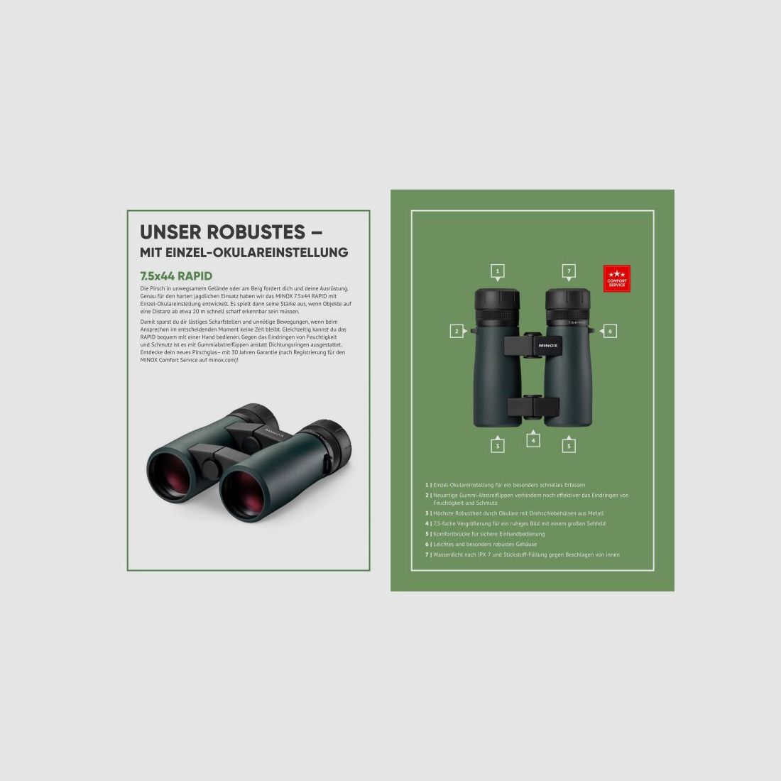 Minox 7,5x44 Rápido