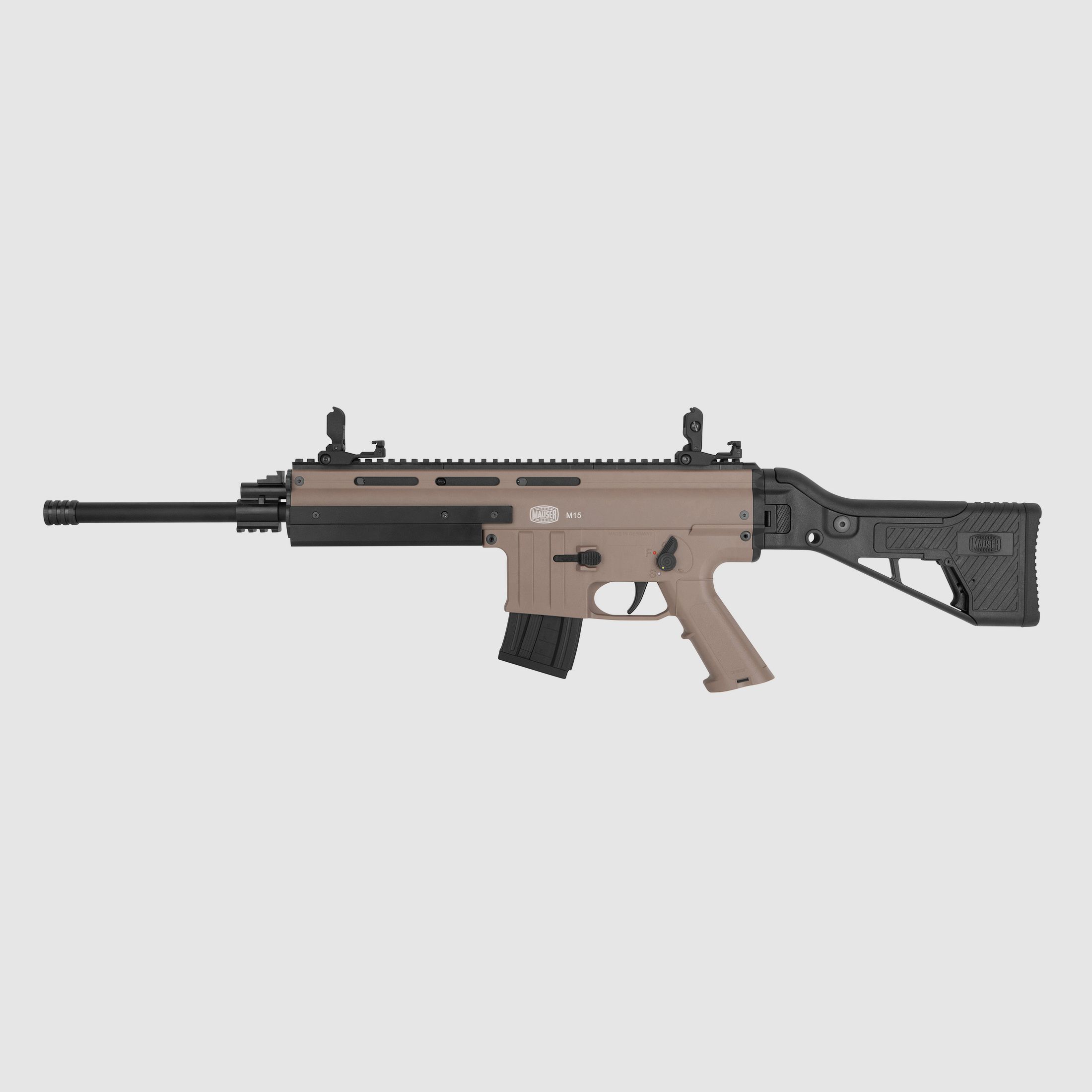 MAUSER M15 Sport US Tan .22lr HV - Semi-automatisch geweer