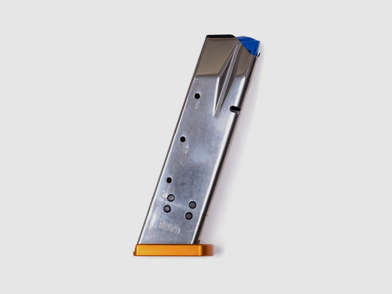 Chargeur CZ Shadow 2 Orange 19 coups, 9mm Para base orange