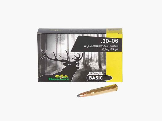 .30-06 Spr. BASIC TLM 12.0g/185grs. Brenneke