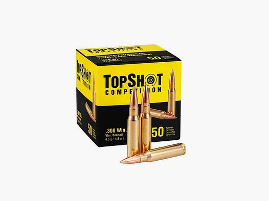 TOPSHOT Competition .308 Win. FMJ BT 9,6g/148grs.