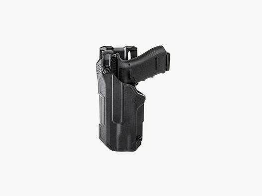 BLACKHAWK T-SERIES Dienstholster Level 3 (Linkshänder) – GLOCK17 mit TLR 2-Lampe