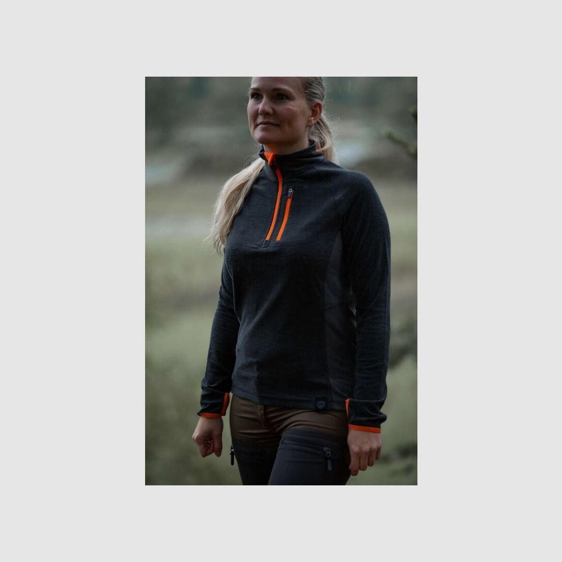 Northern Hunting Damen Funktionsunterwäsche Langarmshirt Revna Anthrazit