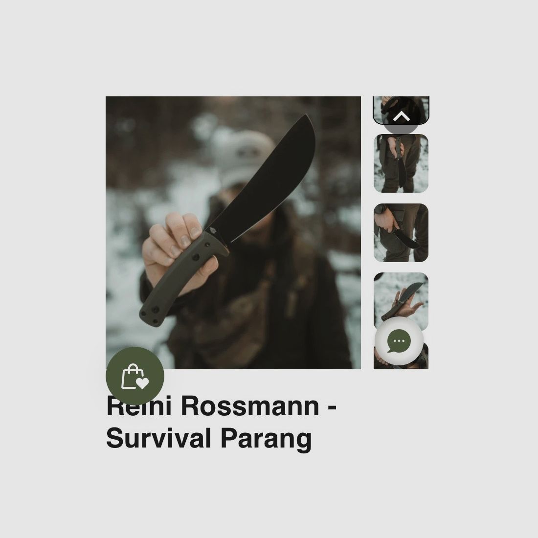 Reini Rossman Odenwolf Survival Parang