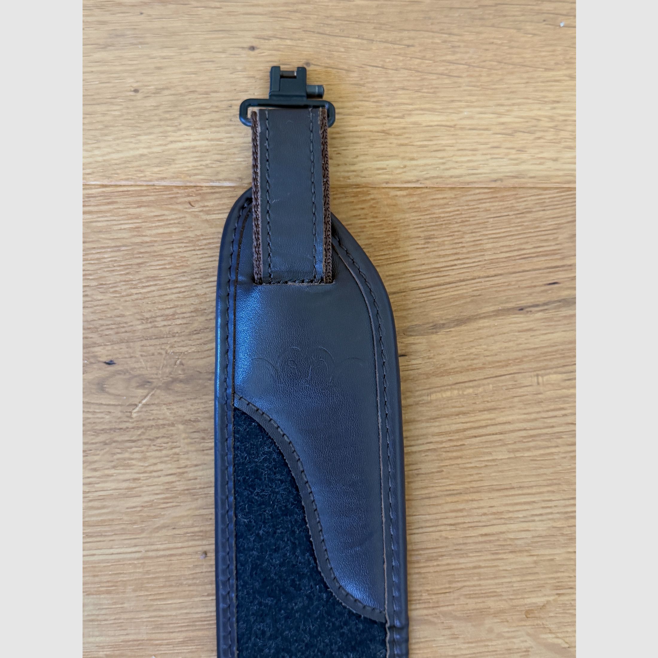 Blaser rifle sling loden & leather, image 3 of 5