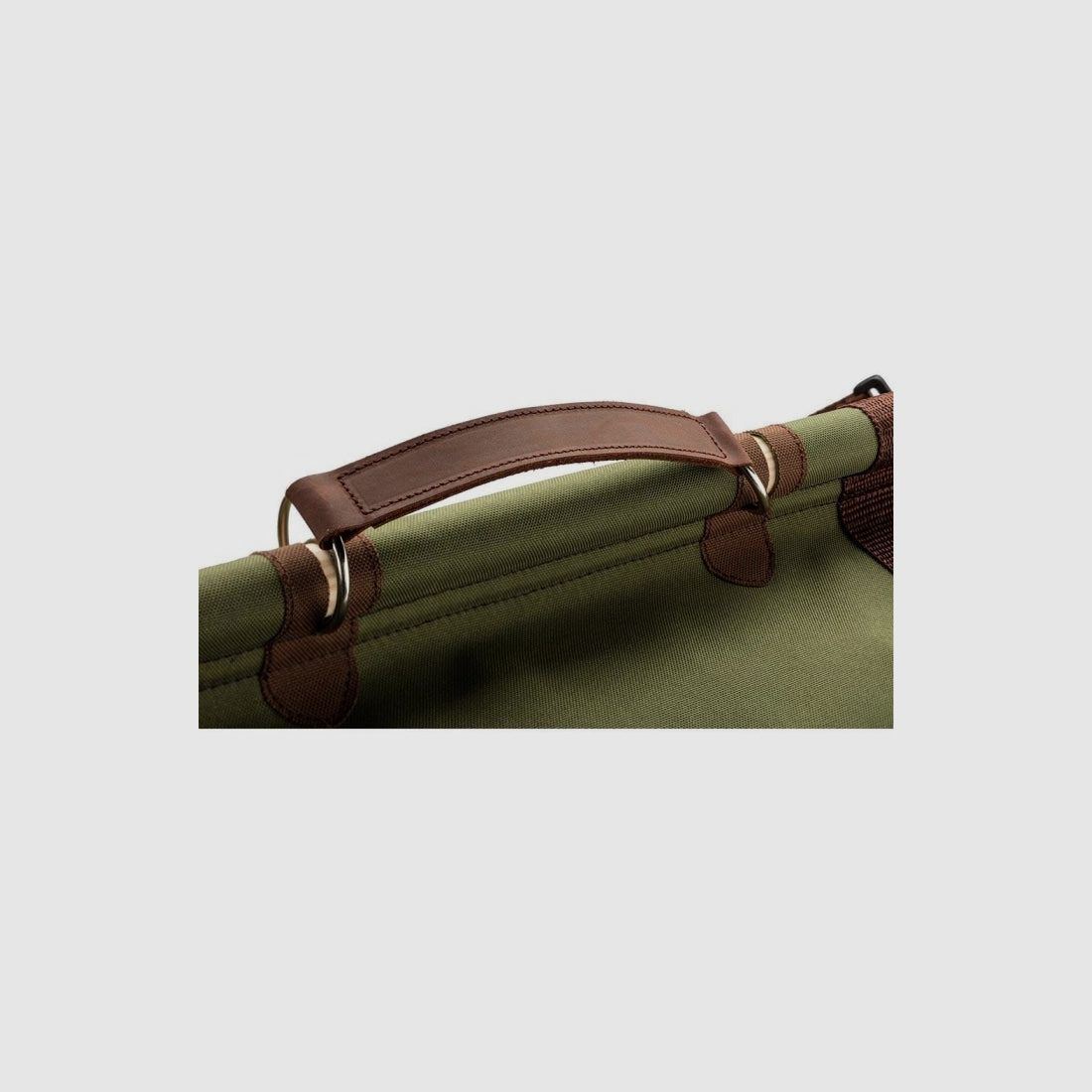 Country drijfjacht tas groen/bruin van canvas, afbeelding 5 van 6