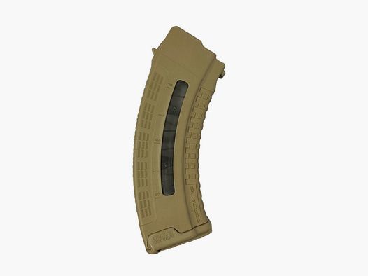 FAB DEFENCE POLYMER LONG MAGAZINE FOR AK47 29 ROUNDS SAND