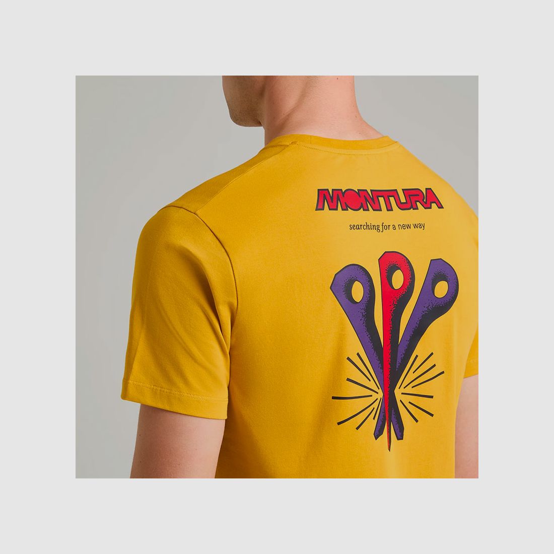 T-SHIRT – MONTURA – PITONS Senf, Bild 3 von 8