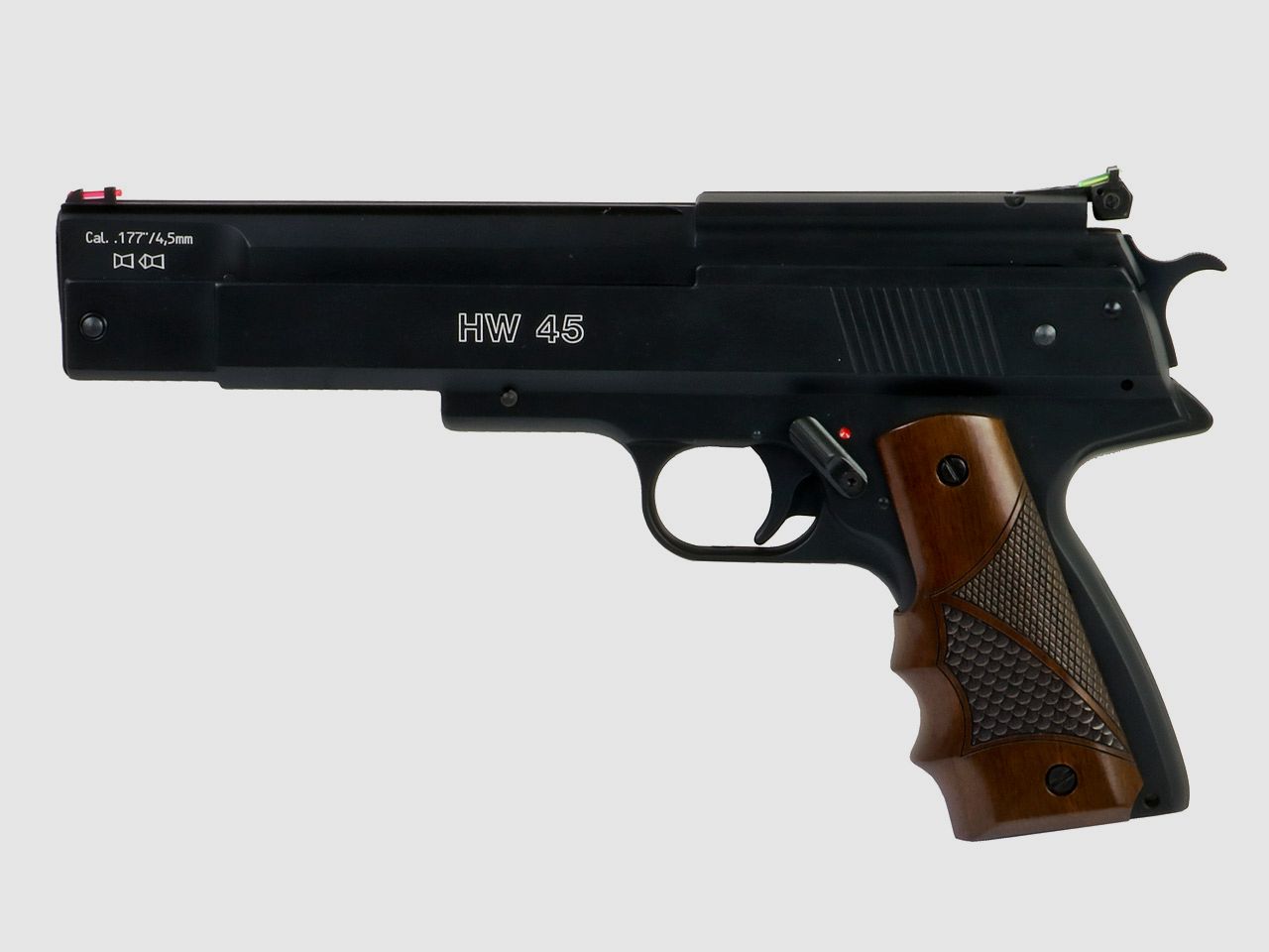 Combat Holzgriffschalen fĂĽr Luftpistole Weihrauch HW45, Fischhaut - Schuppen