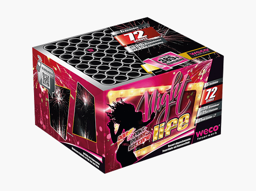 WECO Nightlife 72 Shot Battery Firework