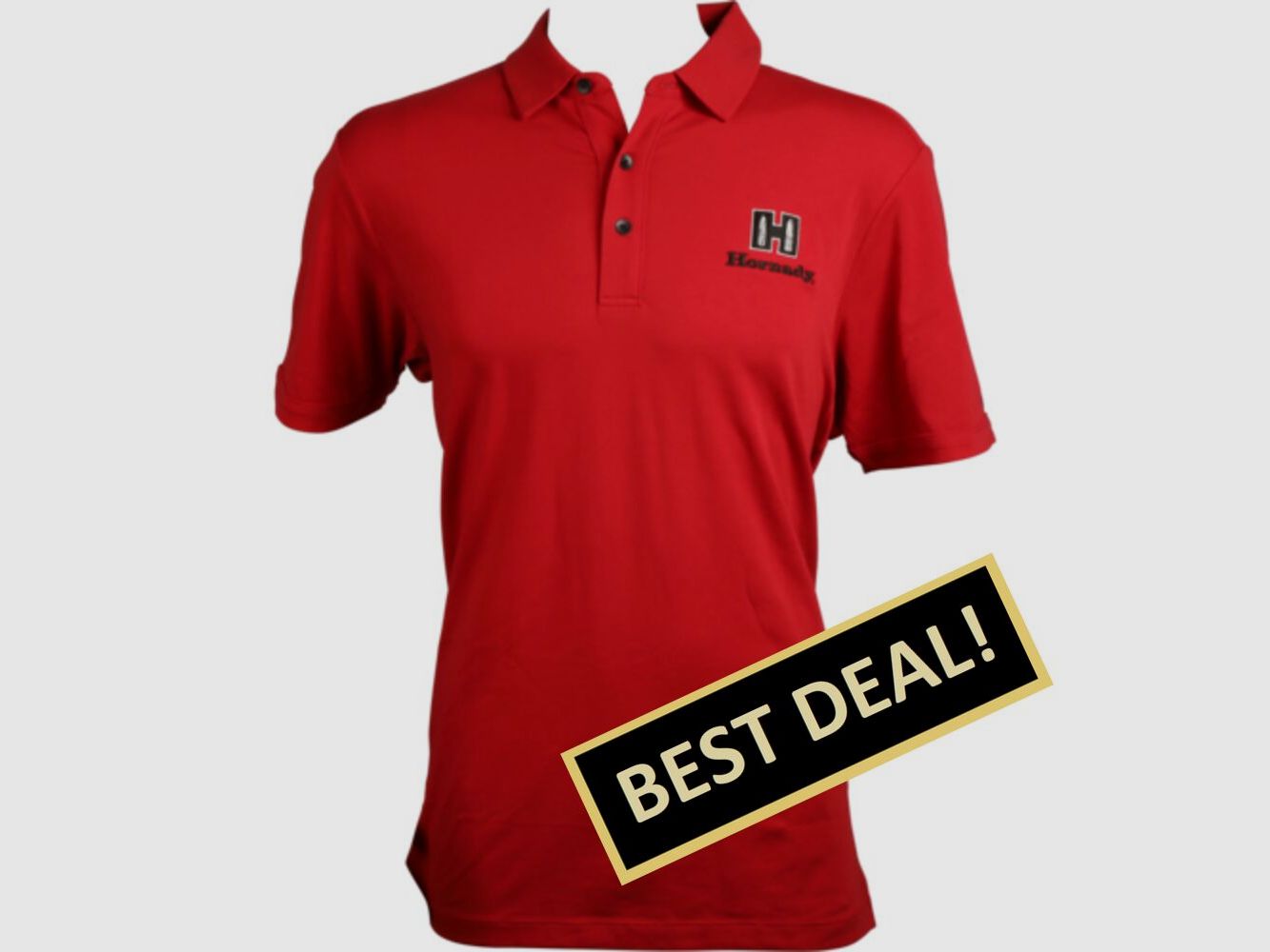 Hornady HORNADY polo shirt red/black "H" size L