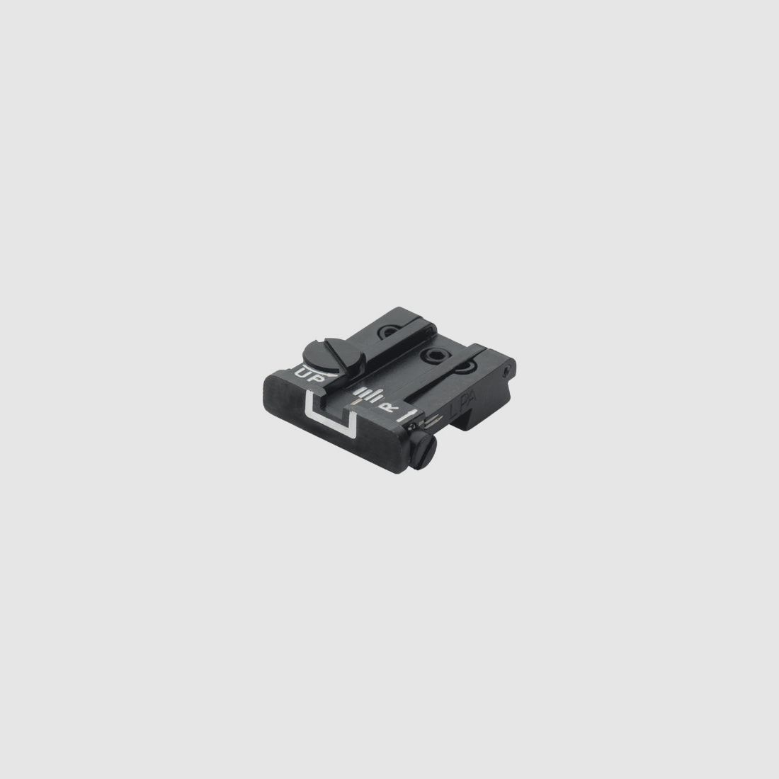 LPA TPU92BE18 verstelbare micrometerkorrel voor Beretta 92, 96, 98, M9, Stock, Brigadier, 90Two – Witte Omtrek