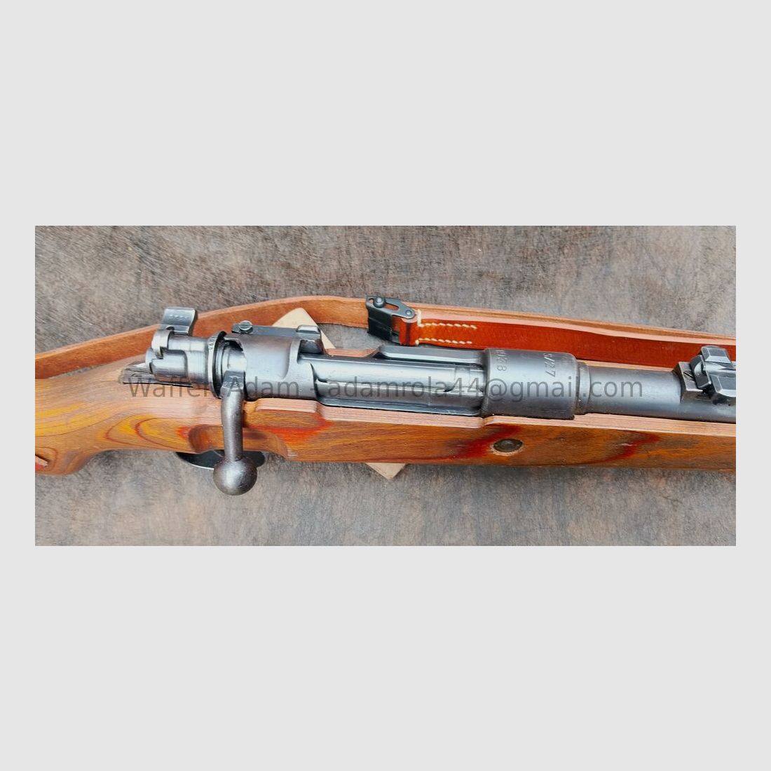 Mauser K98k Código: S/27 Fábrica de Máquinas de Erfurt