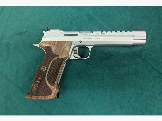 SIG Sauer P210 Skeleton Silver