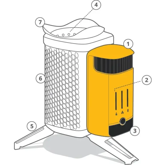 Campstove 2+ con Flexlight Biolite, immagine 3 di 16