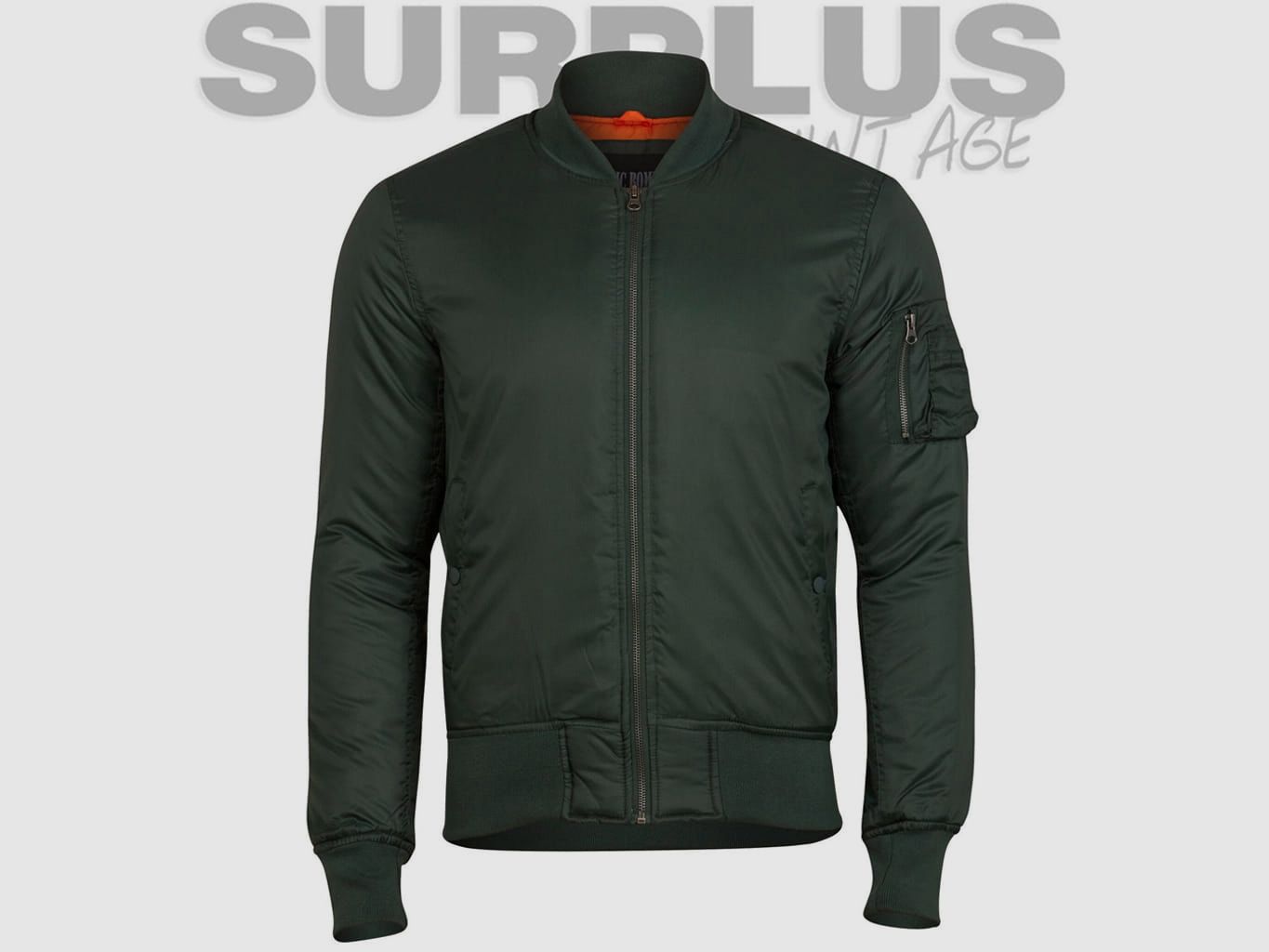 MA-1 Basic Bomber-Surplus-Jacke (3530), Bild 3 von 8