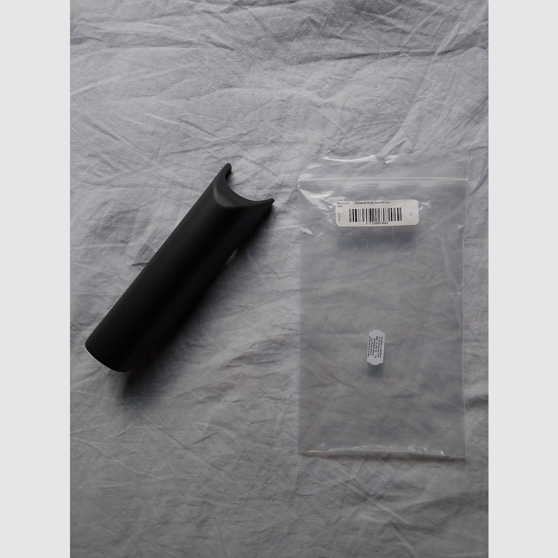 Magpul CTR/MOE Cheek Riser 0.50" – nero – nuovo in scatola originale, immagine 1 di 2