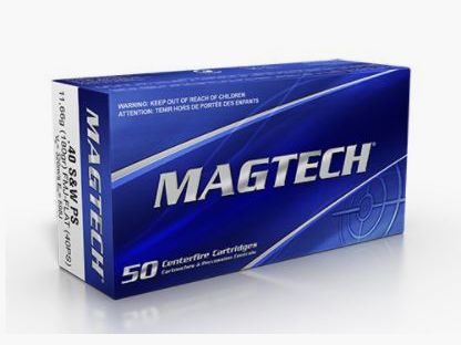 MAGTECH .40S&W FMJ-PS - MUNITIONS DE PISTOLET - 180GRS. - 50 CARTOUCHES