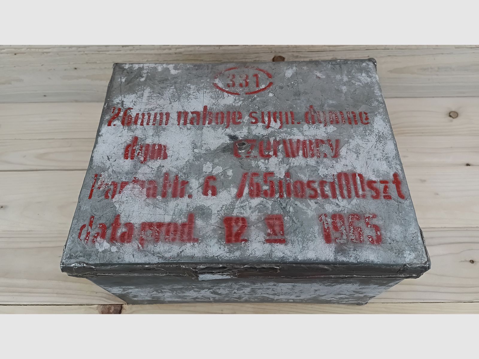 Signaalpatroon, Kal. 4 (26,5 mm) Rook Rood *100 Schoten in OVP*